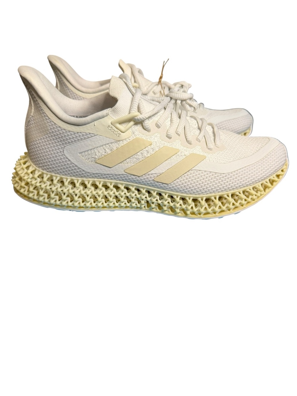 Adidas Women’s White/Cream 4D Lattice Running Sneakers